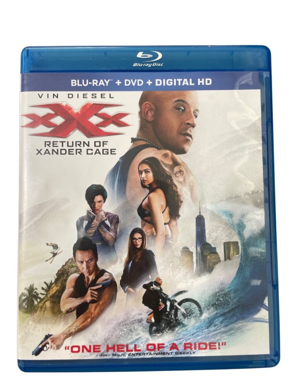 xXx Return of Xander Cage Blu-ray + DVD, 2017 Vin Diesel Donnie Yen Paramount
